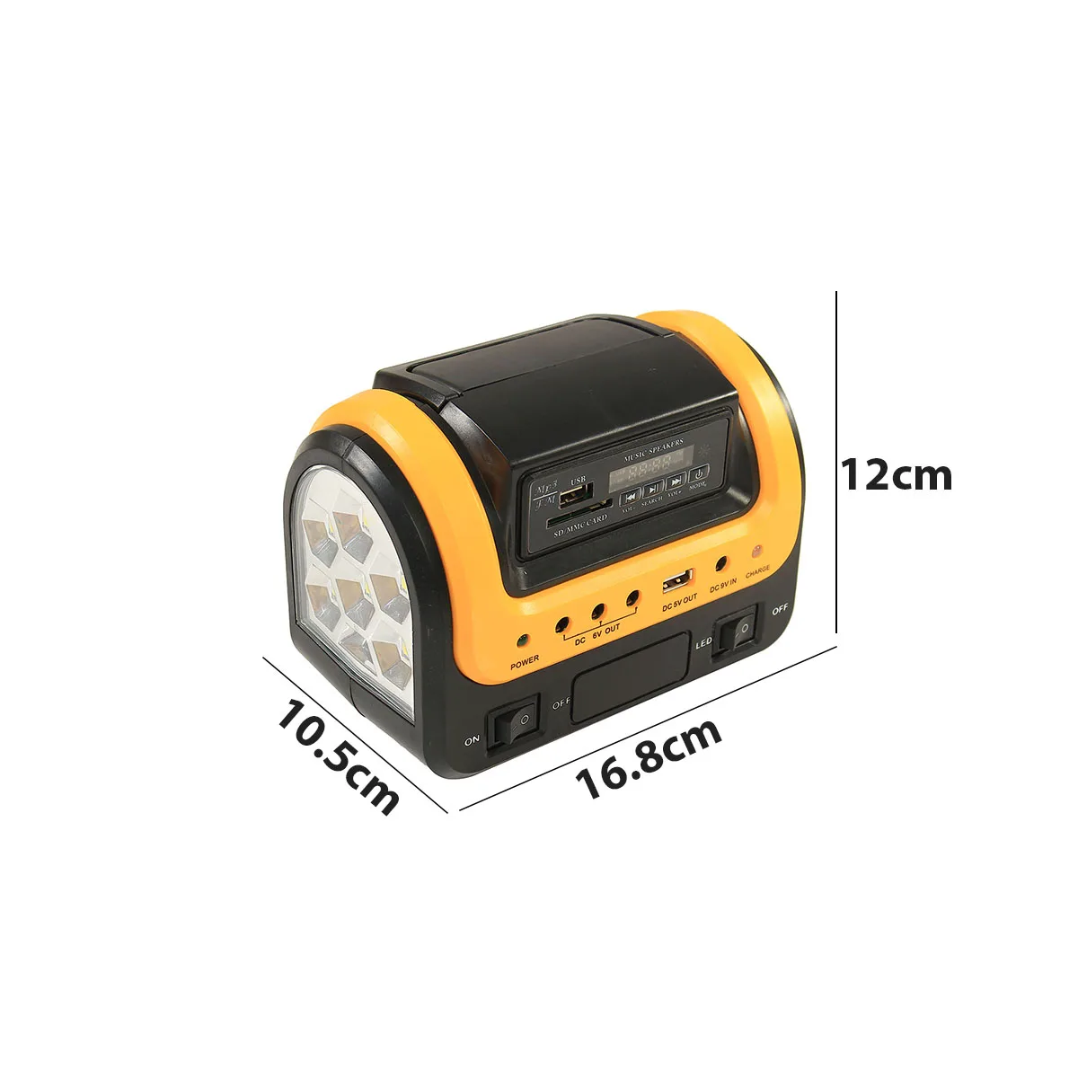 

LEORY Solar generator with radio and flashlight 5W9V European plug