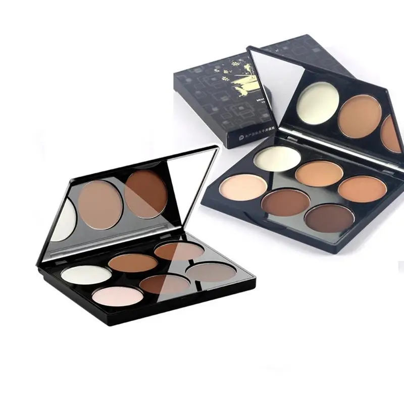 6 цветов косметическая пудра для ремонта высокоглянцевая контроль жирности и