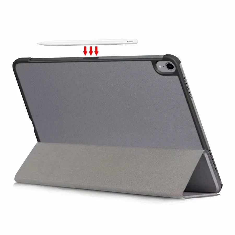 Ультратонкий кожаный чехол с принтом для iPad Pro 11 дюймов 2018 A80 умный + пленка ручка |