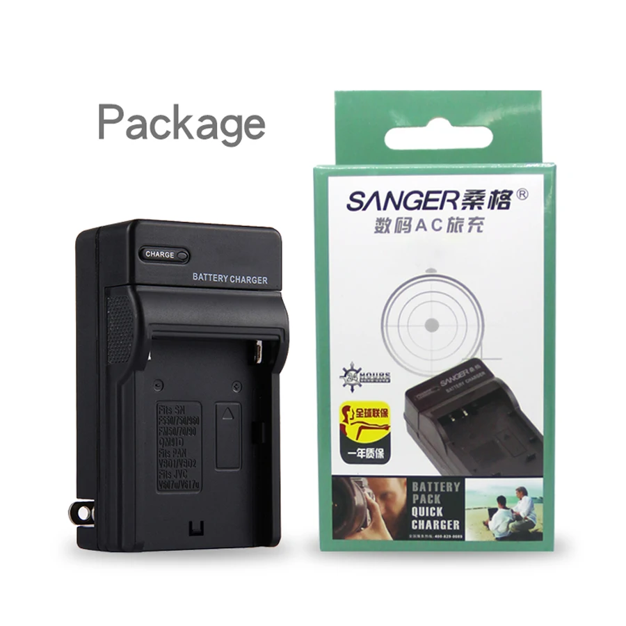 Зарядное устройство SANGER для Sony зарядное аккумулятора с функцией зарядки с..