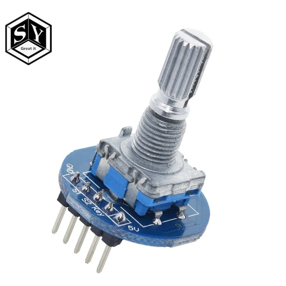 Модуль роторного энкодера GREAT IT для разработки датчика Arduino Круглый аудио