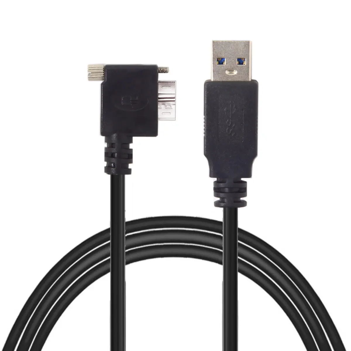 Zihan USB 3 0 A Тип папа до 90 градусов левый Угловой Micro винт монтаж данных кабель для