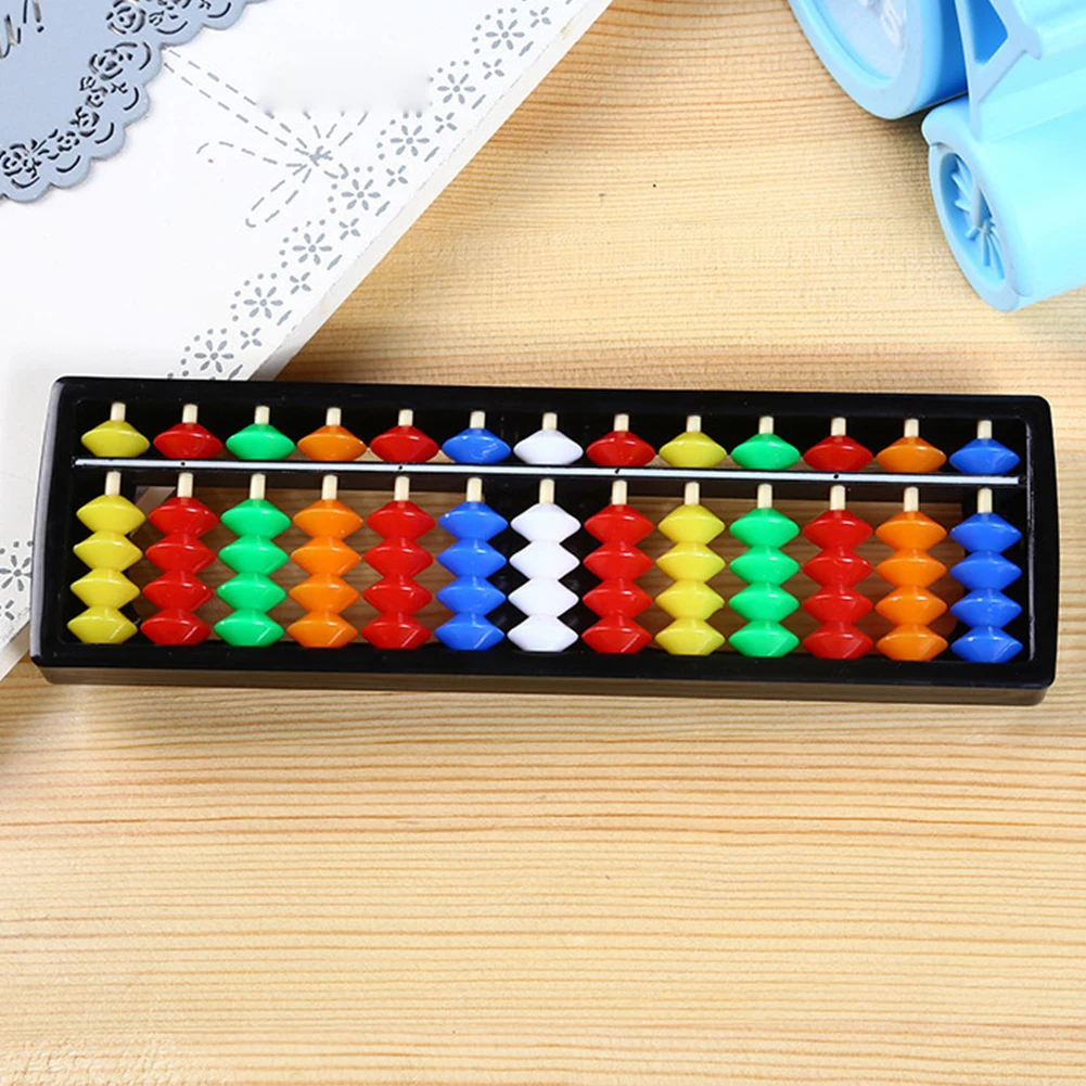 5 шт. пластиковые Abacus 13 стержней традиционный расчетный инструмент