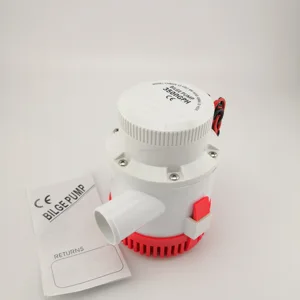 Трюмный насос для лодок, Электрический Трюмный насос, 24 В, 12 В постоянного тока, байдарка, 12 вольтовый морской, 150020003000 Галч, 3700GPH