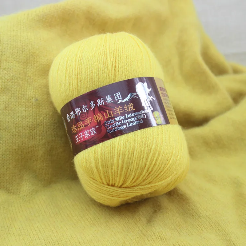 50 г лучшего качества 100% Erdos кашемира ручной вязки 3a кашемировая пряжа шерсть 24/3