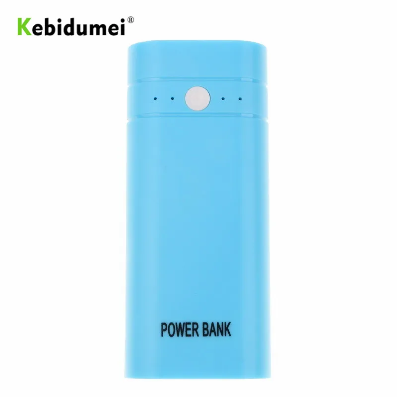 Kebidumei 2x18650 батарея коробка DIY корпус зарядное устройство держатель USB банк питания
