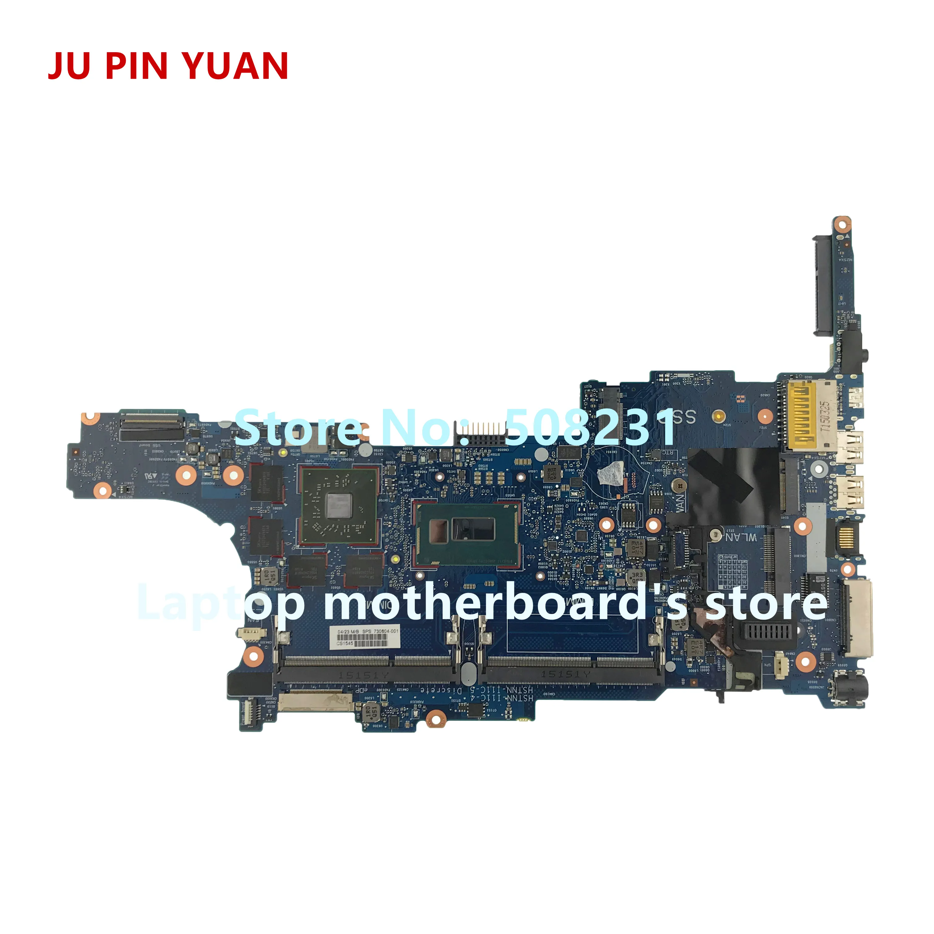 Ju pin yuan 730804 601 501 001 материнская плата для HP EliteBook 840 G1 850 ноутбука 100% полностью