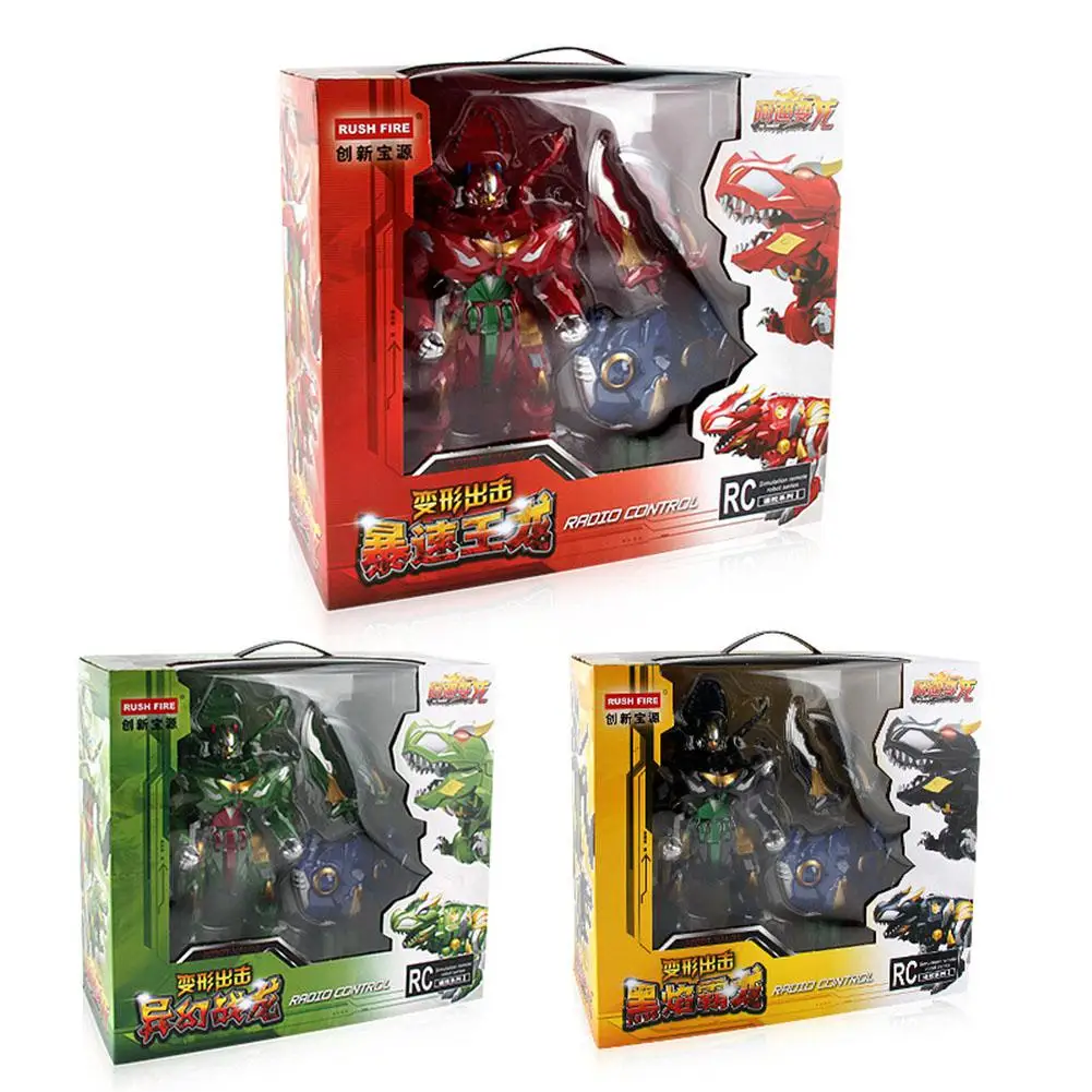 Пульт дистанционного управления трансформирующий динозавр Робот Модель со