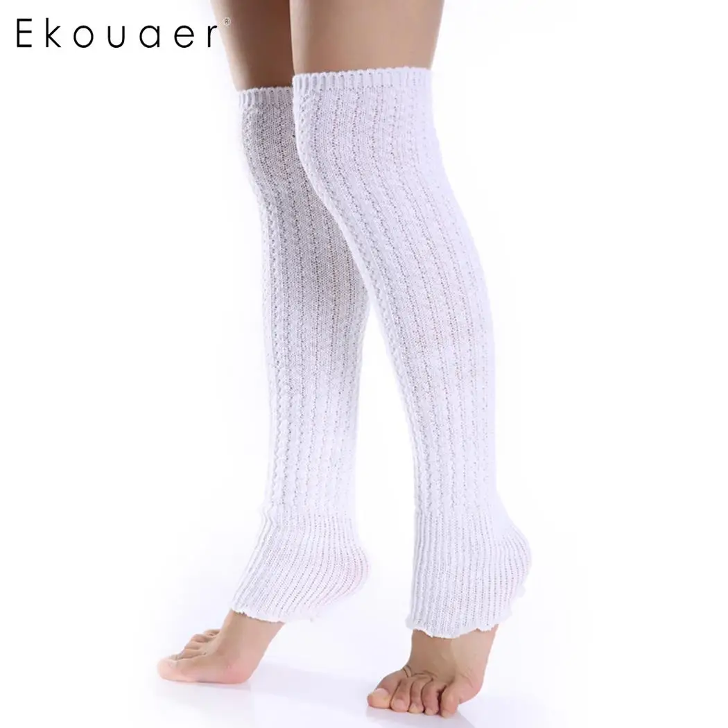 Ekouaer/женские теплые зимние мягкие повседневные антифрикционный однотонные
