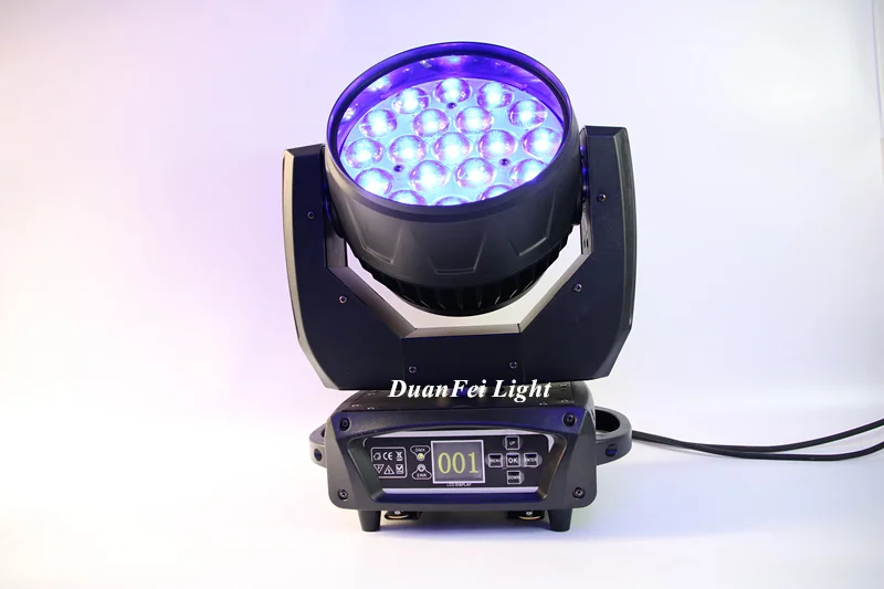 (Flycase) 6 Лот 19*15 Вт led rgbw Перемещение Головы увеличение луча dmx dj moving head wash 15