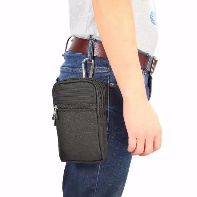 4 кармана сумка чехол на липучке с поясным ремнем молнии для телефона Lenovo K3 K4 K5 K6 K7
