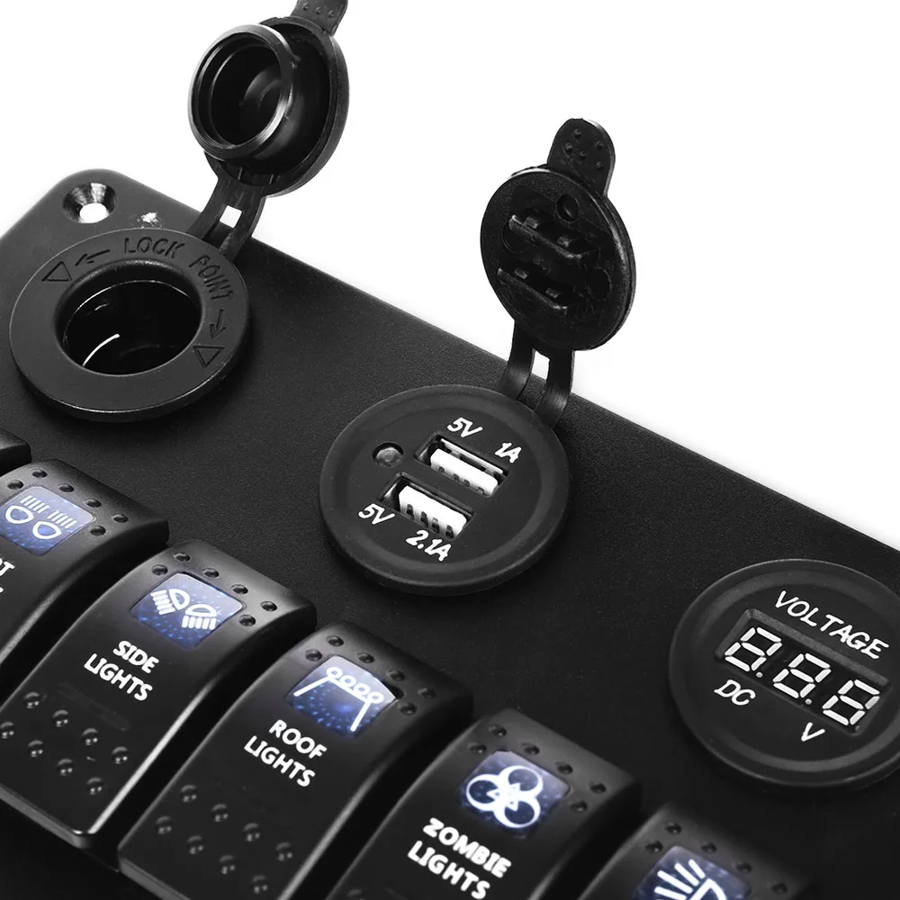 Клеранс 5 Pin DIY автомобильные огни переключатель светодио дный свет панель