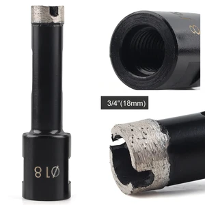 Бесплатная доставка, сухое алмазное буровое долото 34 дюйма, диаметр 18 мм для шлифовального камня