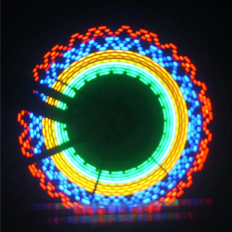 Велосипедный светильник 32 светодиодный RGB водонепроницаемый велосипед меняющее