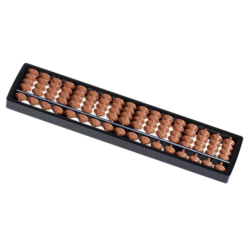 1 шт. пластик Abacus арифметический расчетный инструмент 15/17 цифр отличный