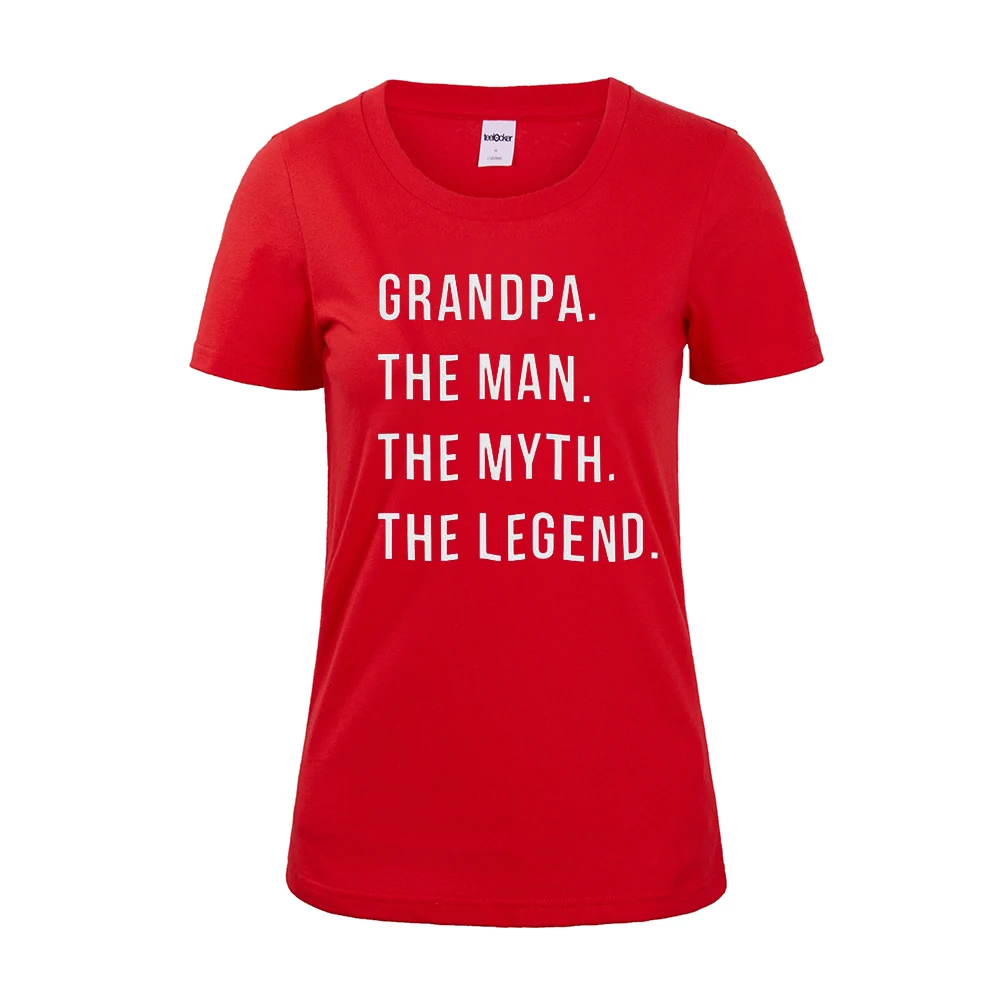 Футболка с надписью The Myth Legend забавная футболка изображением дедушки подарок на