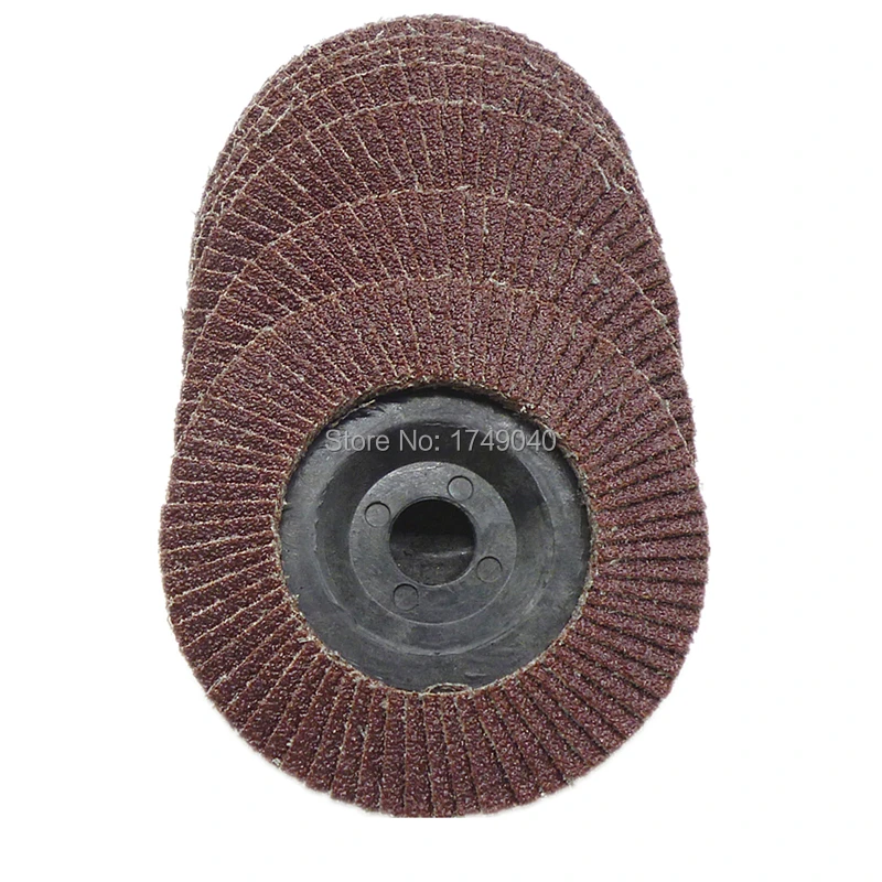 

10pcs Angle Grinder Sanding Disc Abrasive 100mm x 3mm x 16mm Sanding Flap Discs Non-ferrous Metal Sanding Wheels 80 Grit Set