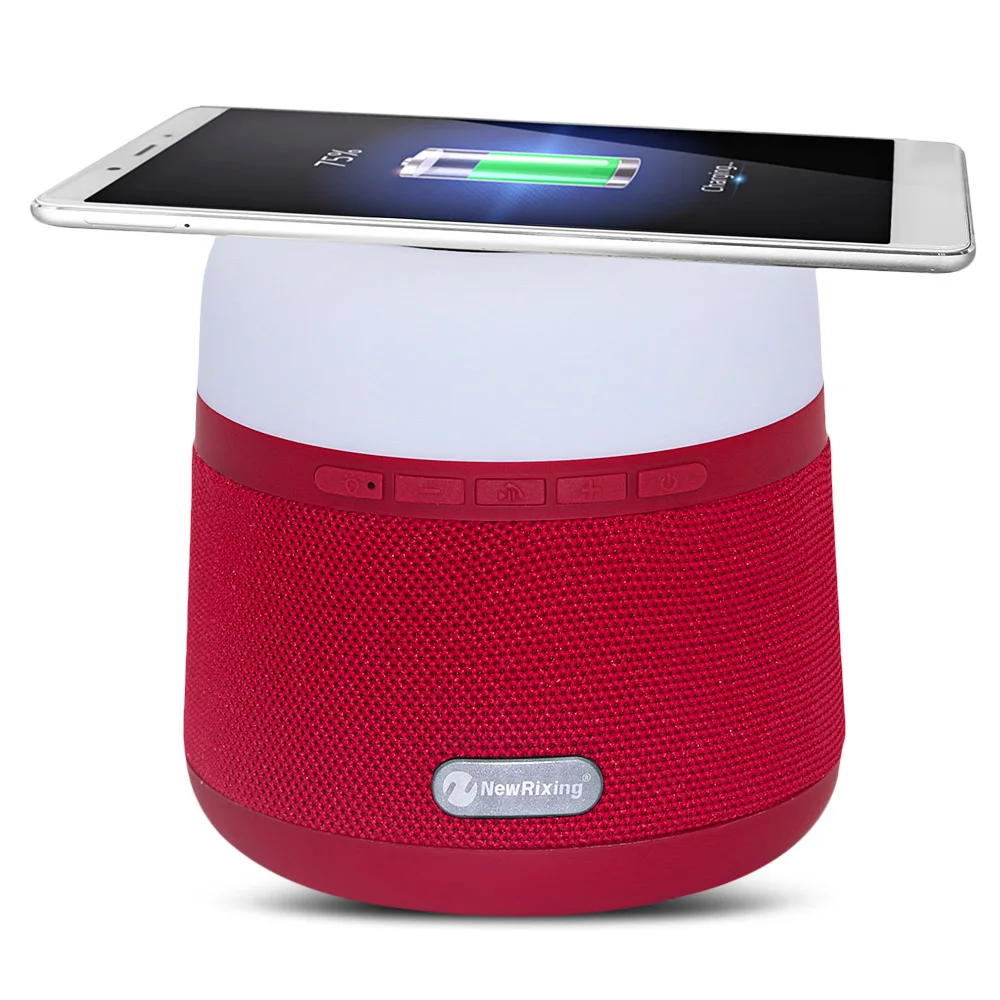 NewRixing NR-3500 светодио дный светодиодный Bluetooth стерео динамик Быстрое беспроводное