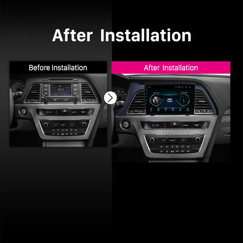 Harfey 9 &quotавтомобильный стерео Android 8 1 радио для 2015 2016 2017 hyundai Sonata головное