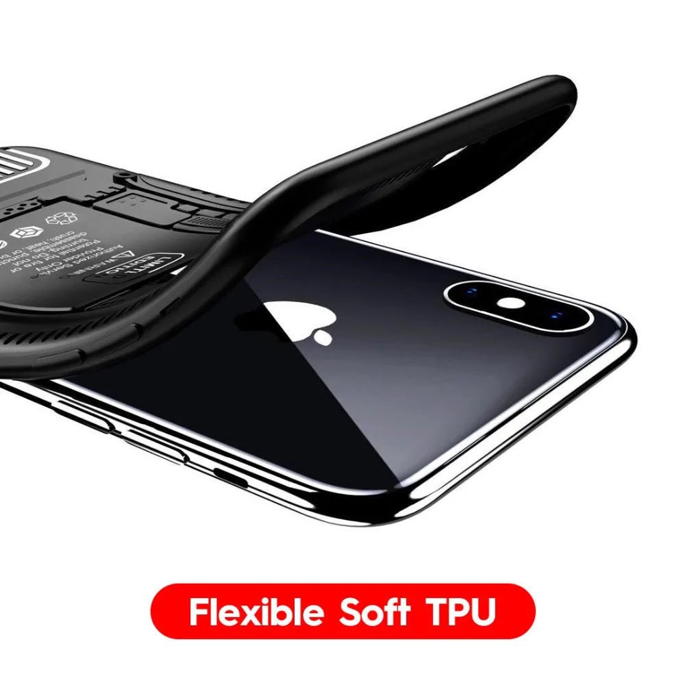 Силиконовый чехол KISSCASE для iPhone 7 8 Plus 5 5S SE Armor phone Case 6 S XS Max X XR 3D печатная плата