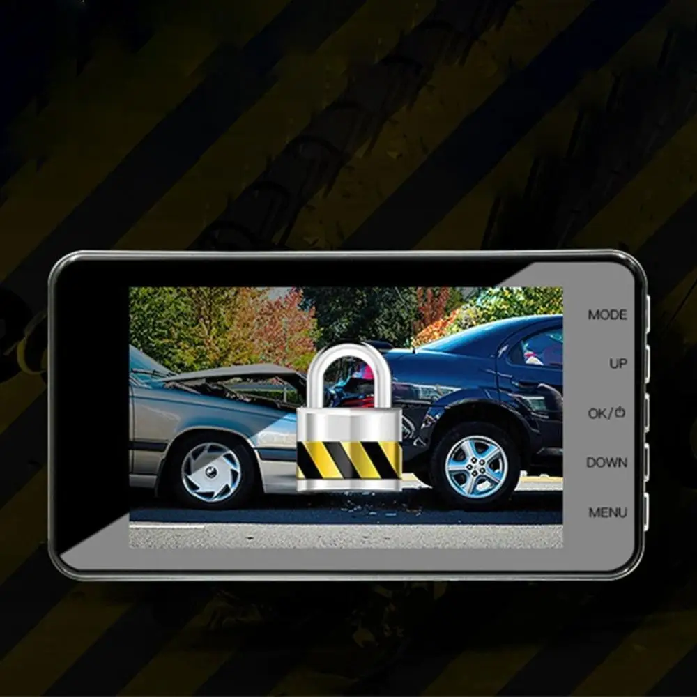 4 0 дюймовый видеорегистратор 1080P HD Автомобильная DVR камера авто 170 градусов