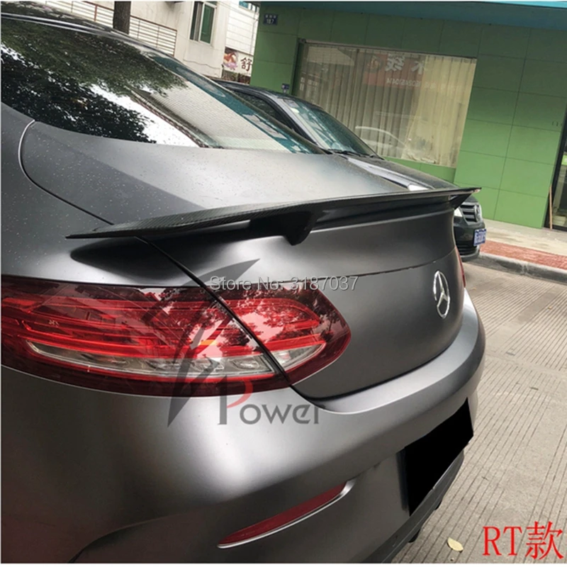 Стайлинг автомобиля для Mercedes C Class W205 C200 C250 C300 C180 C350 Coupe 2 Door 2014 2018 цвет углеродного
