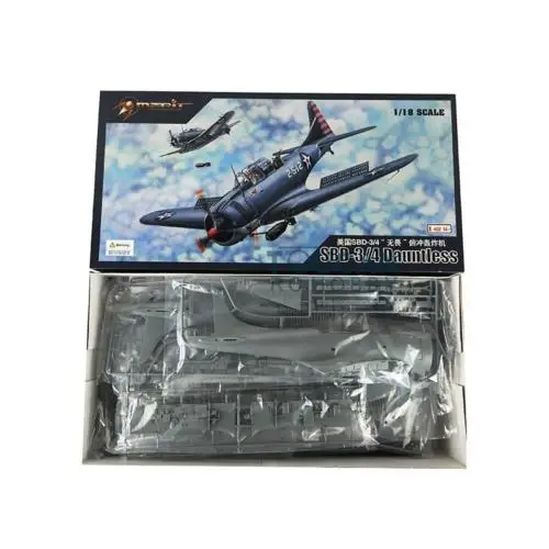 Модель самолета Trumpeter 1/18 модель 61801 SBD 3/4 двухскоростная для дайвинга|Наборы