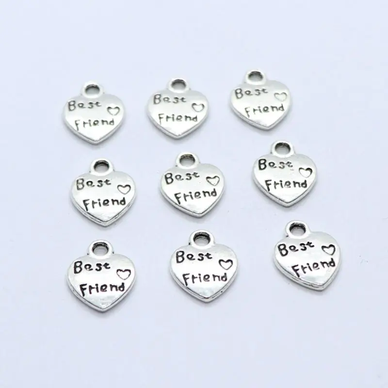 Подвеска Лучшие друзья из тибетского серебра 60 шт.|friendship charms|pendant jewelry findingscharm pendant