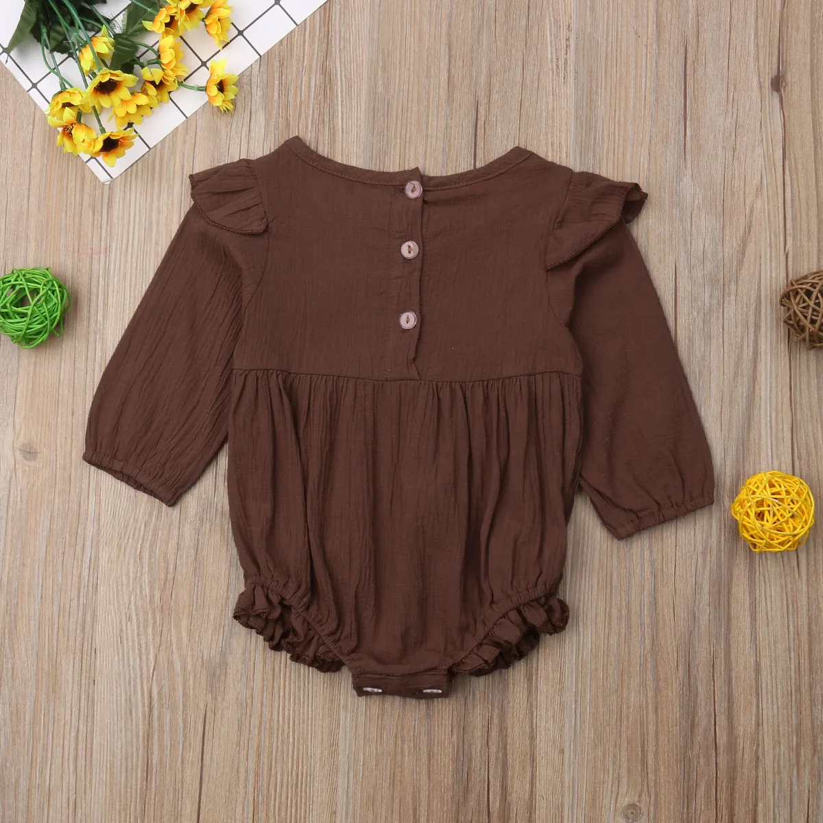 От 0 до 3 лет комбинезоны для новорожденных и маленьких девочек винтажный