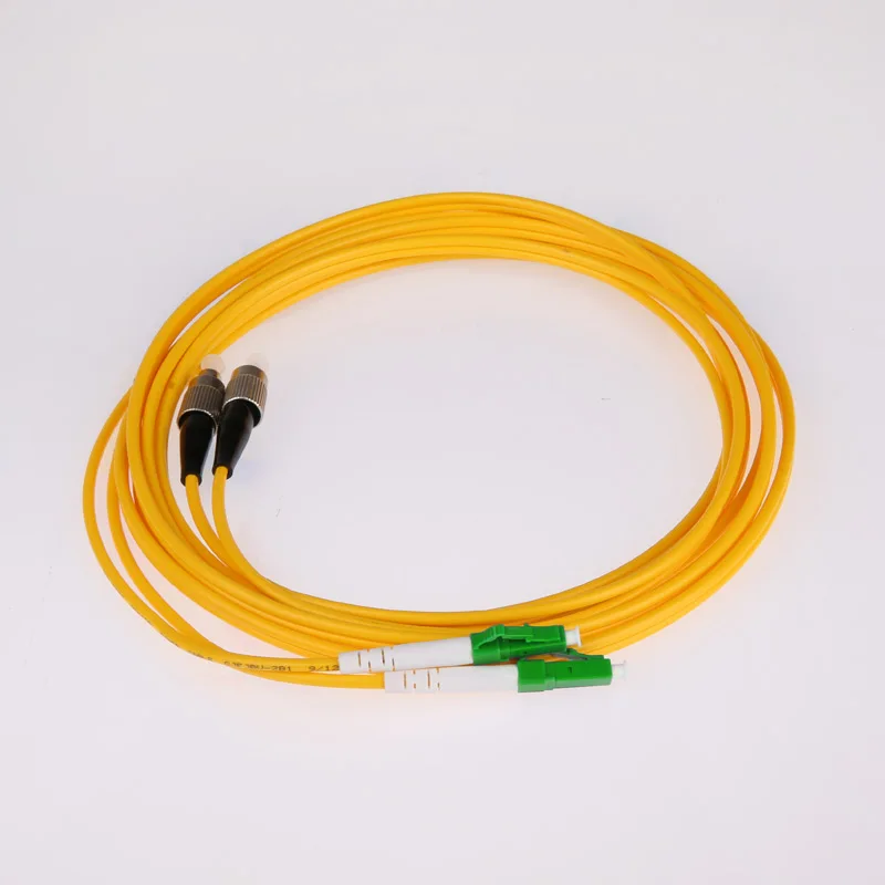 Волоконно оптический джампер одномодовый дуплексный FC/PC к LC/APC sm dx 1 3 5 10 20 100 м FTT