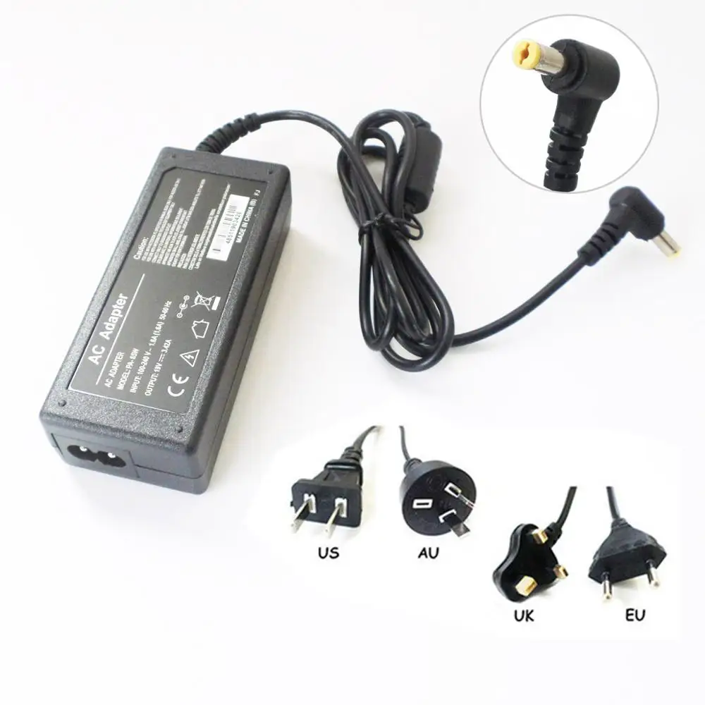 

19V 65W Power Supply Charger AC Adapter For Acer Aspire V3-771G V3-771G-9697 V3-771G-9875 V5-531 5334-2598 5349-2481 4810T-8480