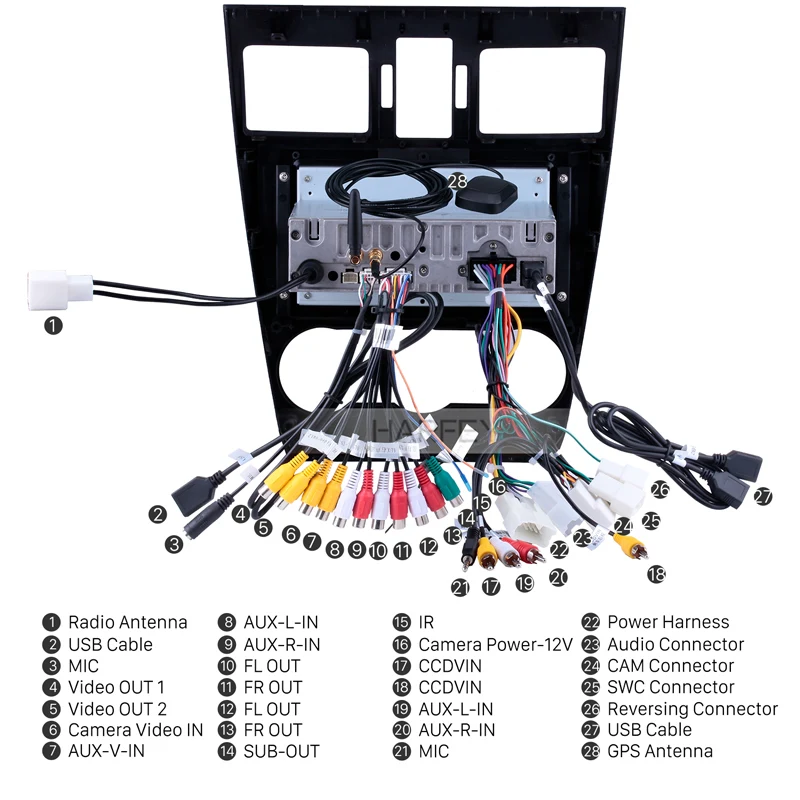 Harfey Android 8 0 9 дюймов 2Din автомобильный радиоприемник для 2014 2015 2016 Subaru WRX forester стерео