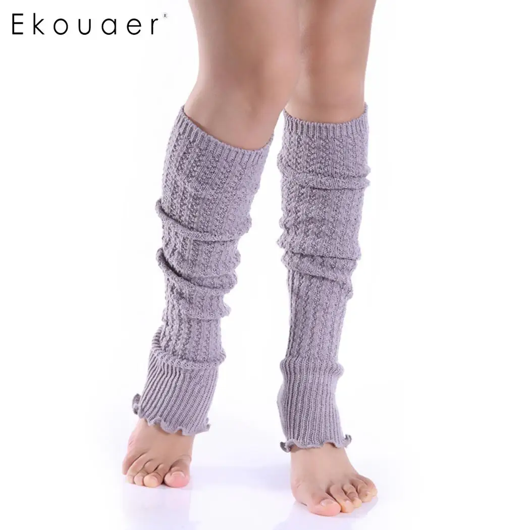 Ekouaer/женские теплые зимние мягкие повседневные антифрикционный однотонные