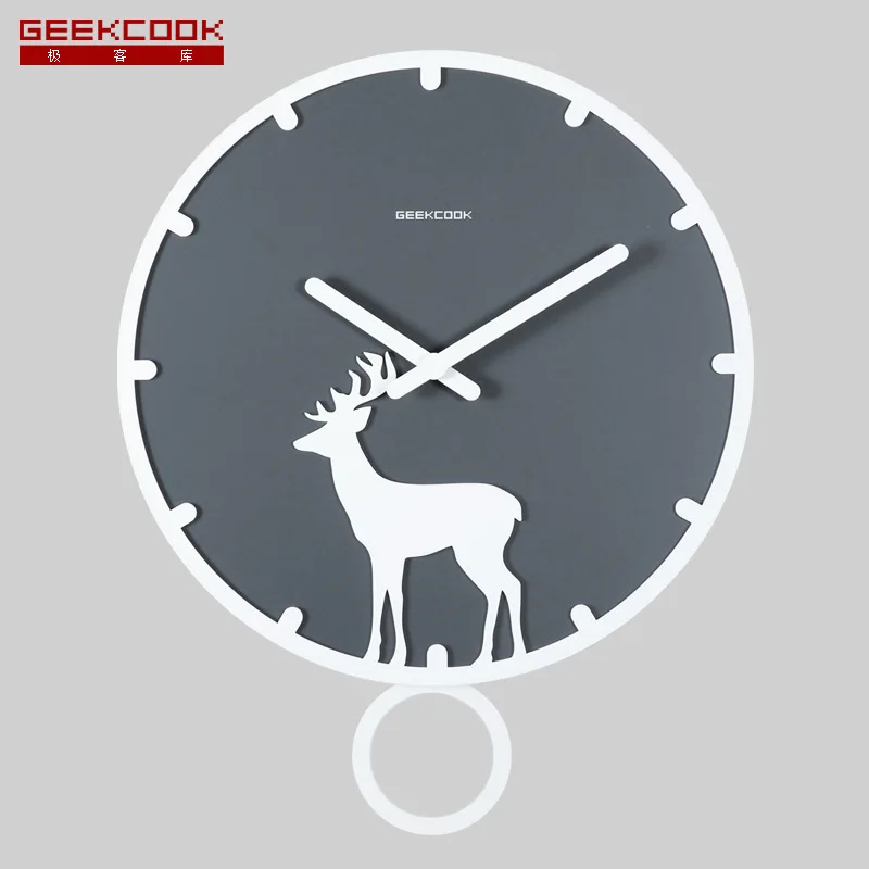 Geekcook 14 '✽ настенные часы для учебы простые в европейском стиле гостиной