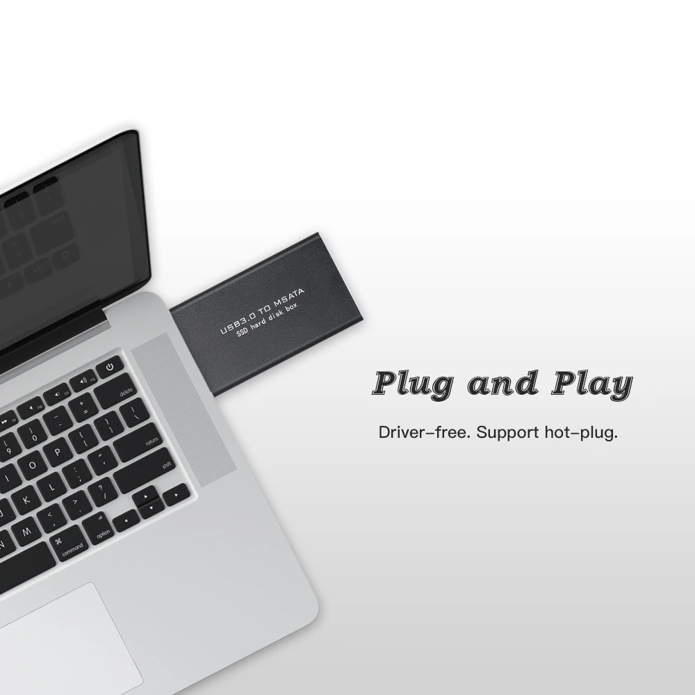 Корпус для внешнего жесткого диска USB 3 0 на MSATA|Компьютерные кабели и разъемы| |