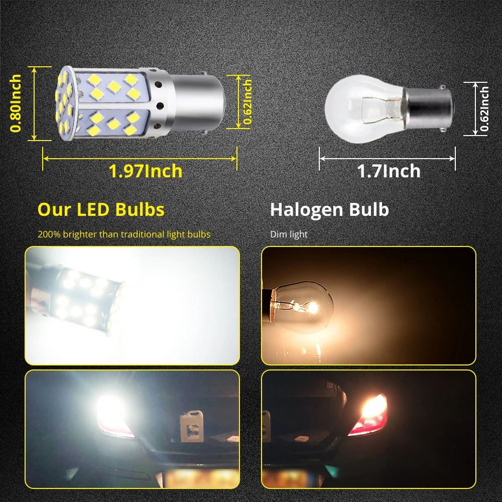 Светодиодный фонарь BA15S P21W 1 шт. 1156 35 SMD светодиодный S25 для автомобиля с поворотом