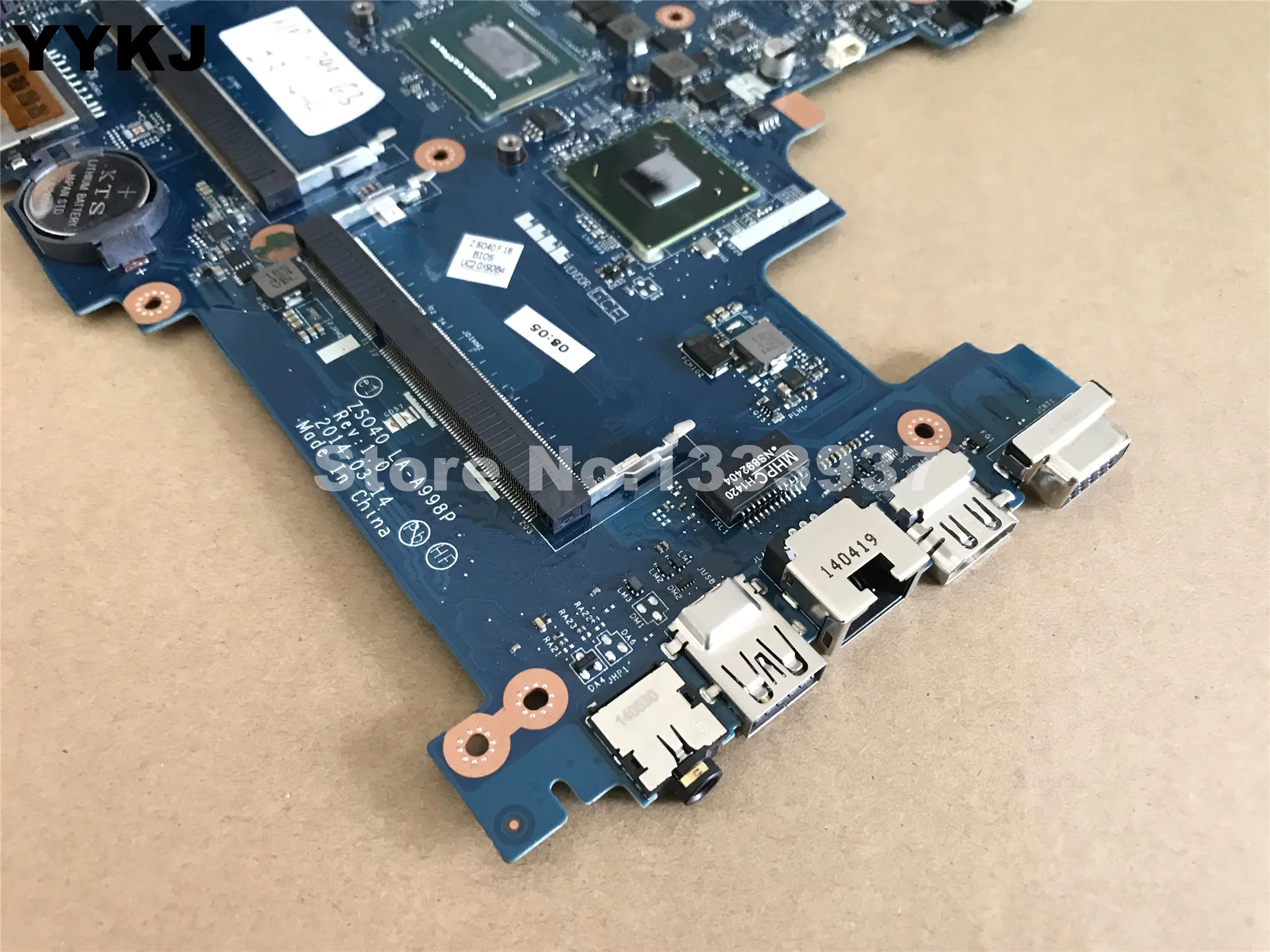 Материнская плата для ноутбука HP 14-R 240 G3 246 755829-501 760685-501 ZSO40 LA-A998P SR0N9 I3-3217U DDR3L |