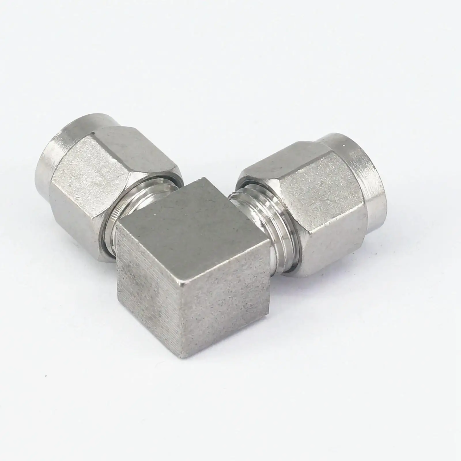 Колено 304 нержавеющая сталь подходит для двойной 1/4 &quotOD трубка муфта адаптер
