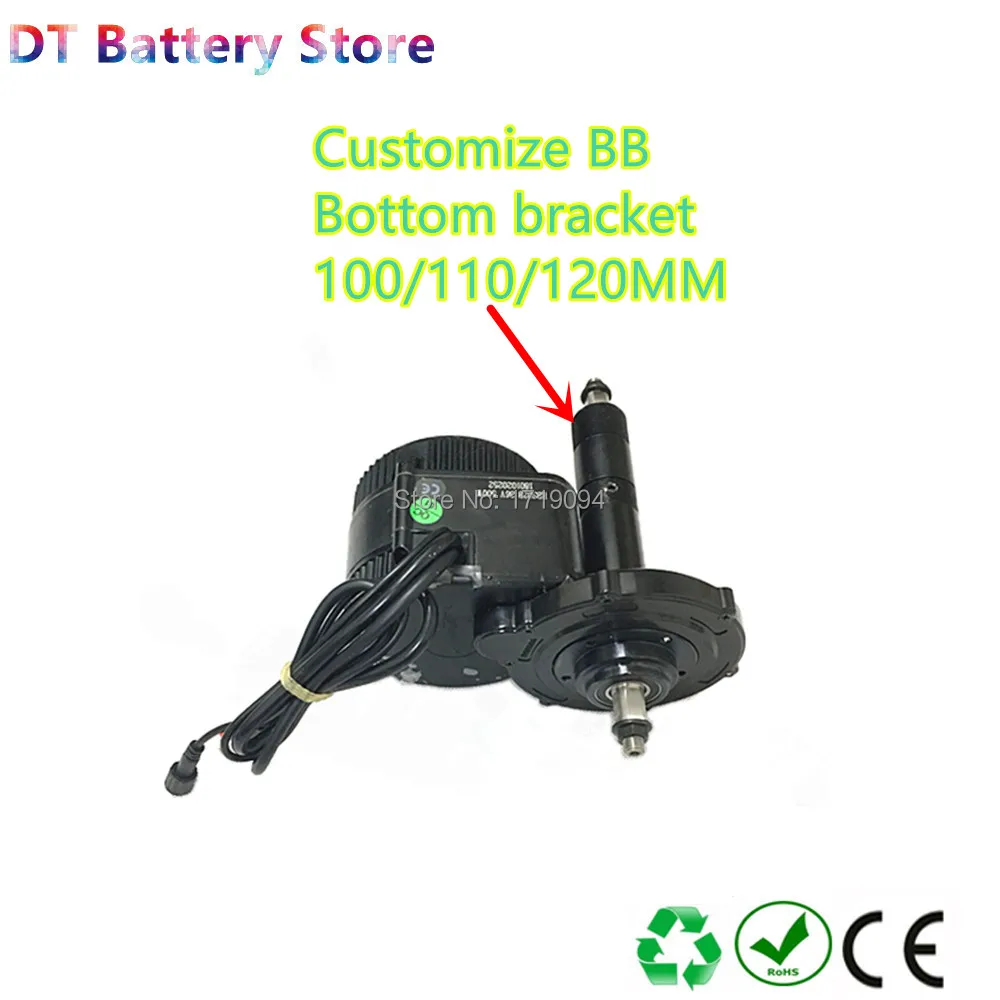 

48V 500W Ebike Coversion kit e Fatbike Dirt Bike Motor Kit Bafang 8fun Mid Motor BBS02 BBS02B BB 100MM 120MM Central Motor Kit