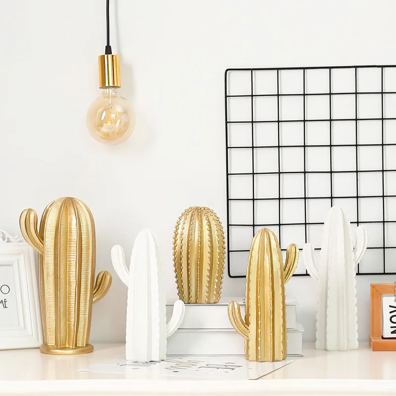 INS Пастырское Декоративные фигурки кактуса Смола моделирование завод украшения