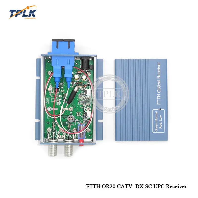 1 шт. FTTH OR20 CATV DX SC UPC приемник AGC с 2 выходными портами WDM для PON волоконно оптический