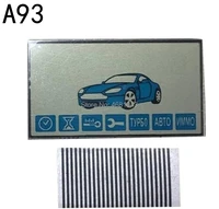 10 pcslot a93 lcd display screen flexible cable for starline a93 lcd remote control key fob a93 lcd display zebra stripes