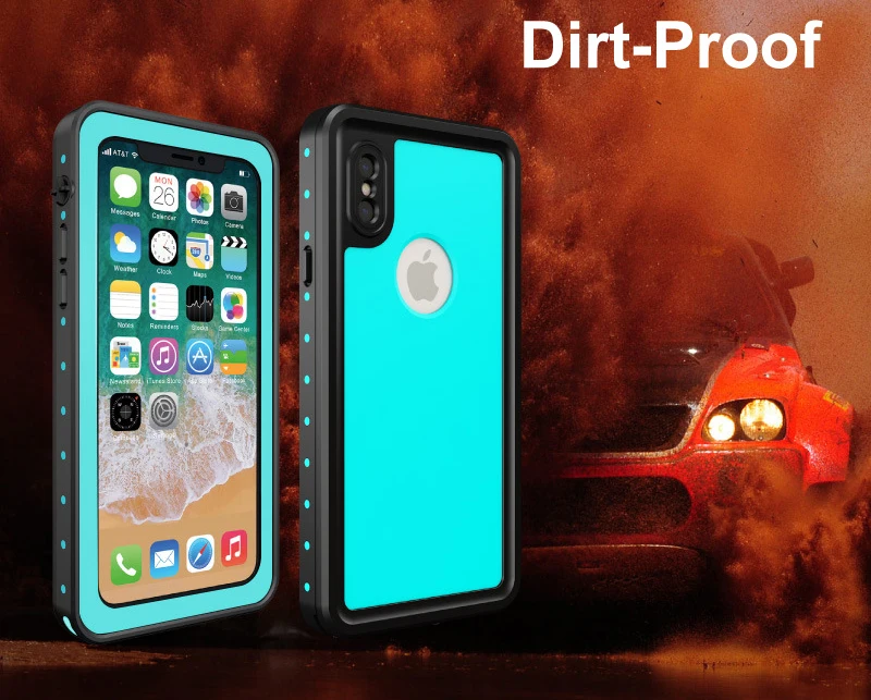 100% Waterproof Case For iPhone X XS XR 7 8 Plus Original Phone Protection Cover Swimming Diving Shockproof Dustproof Coque |