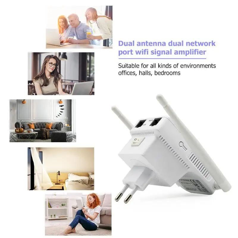 Wi Fi повторитель WN532 с двумя антеннами 300 м|Беспроводные роутеры| |