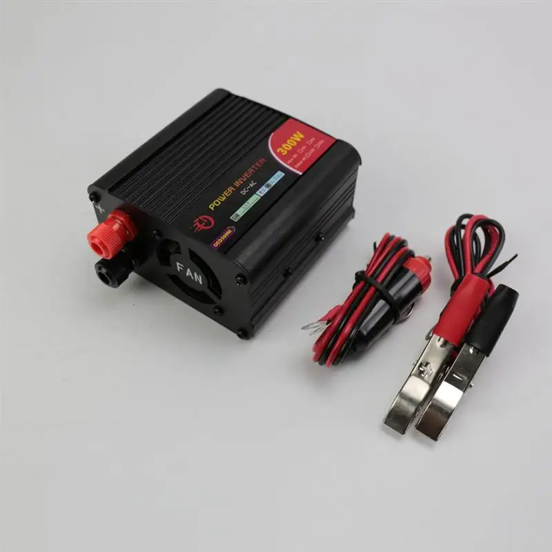 1 шт 300W фары для автомобилей Мощность инвертор 12V постоянного тока до 110V Инвертор