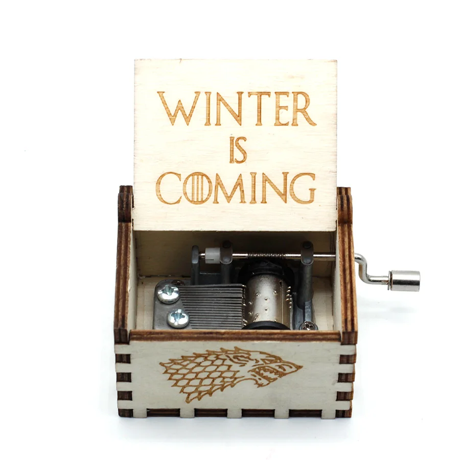 Самая новая антикварная резная музыкальная шкатулка из дерева 32 стиля в наличии