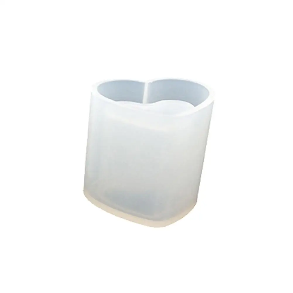 DIY силиконовая форма подставка эпоксидная ручка держатель в форме сердца