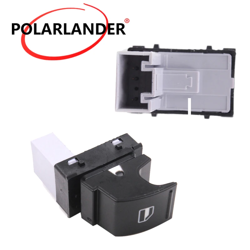 Кнопка переключения управления окном для SKODA Fabia 2 Octavia 1Z3 Roomster 5J Superb 3T5 5J0 959 855/5J0959855
