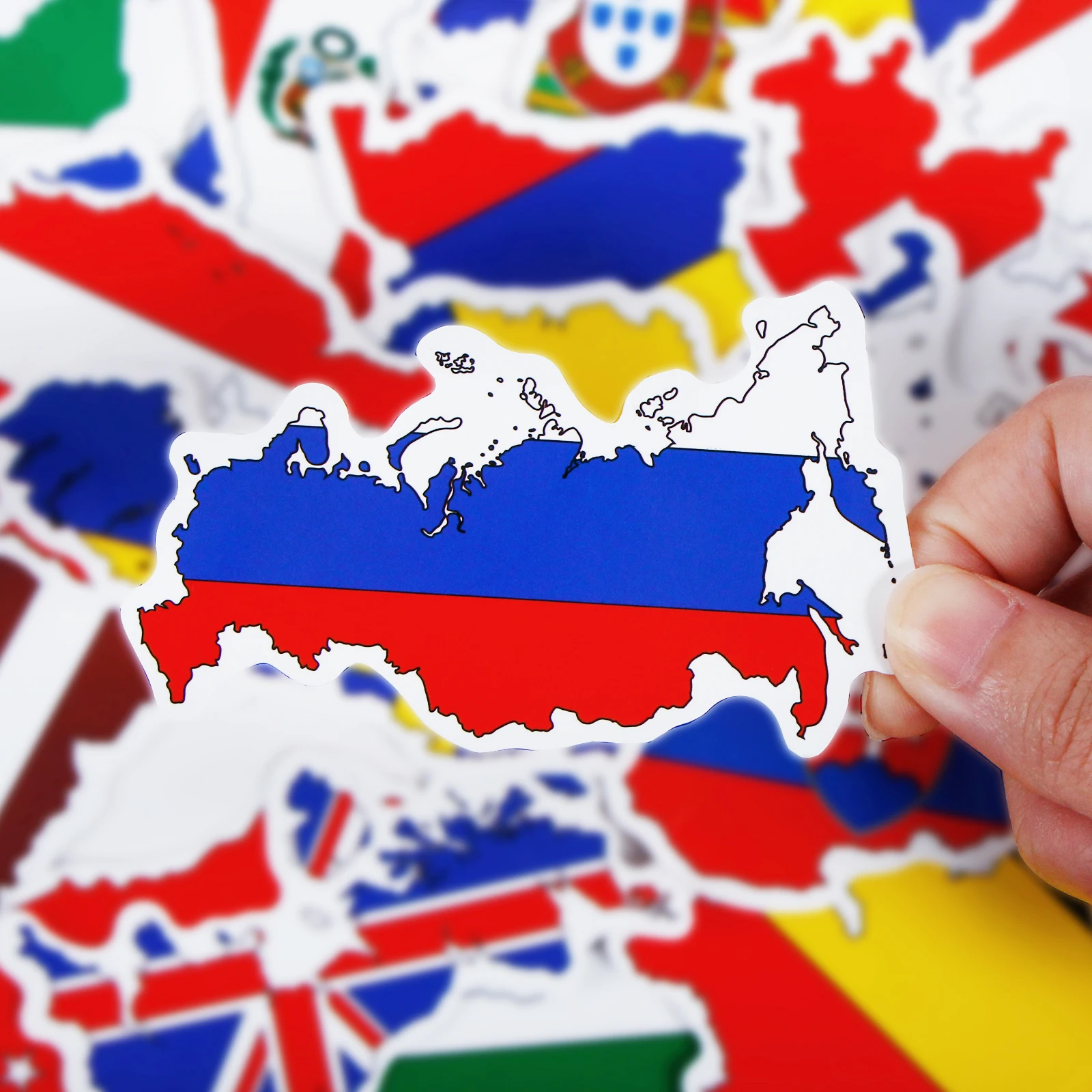 50 шт. наклейки с национальным флагом стран детские игрушки для футбола наклейка