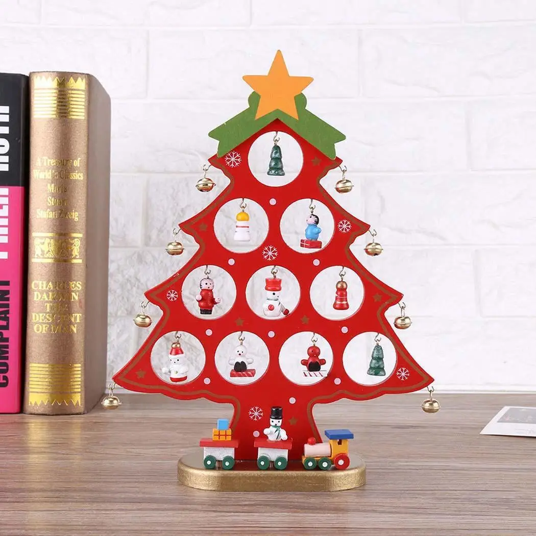 New Decorative Green Ornaments Birthday Red White Party Home Tree for Gift Celebration Cartoon Christmas Wedding | Дом и сад